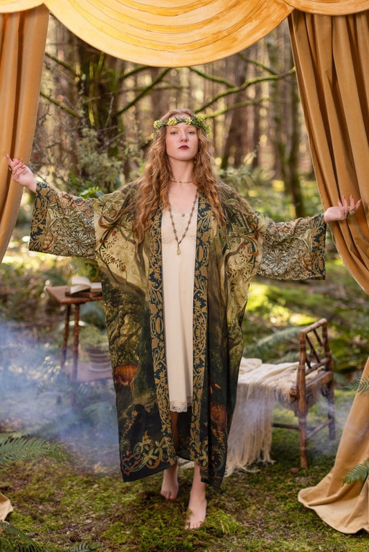 The Dawning Opera Duster Kimono Robe ft. Ophelia & Fawn *Pre Order* Ships October 2026
