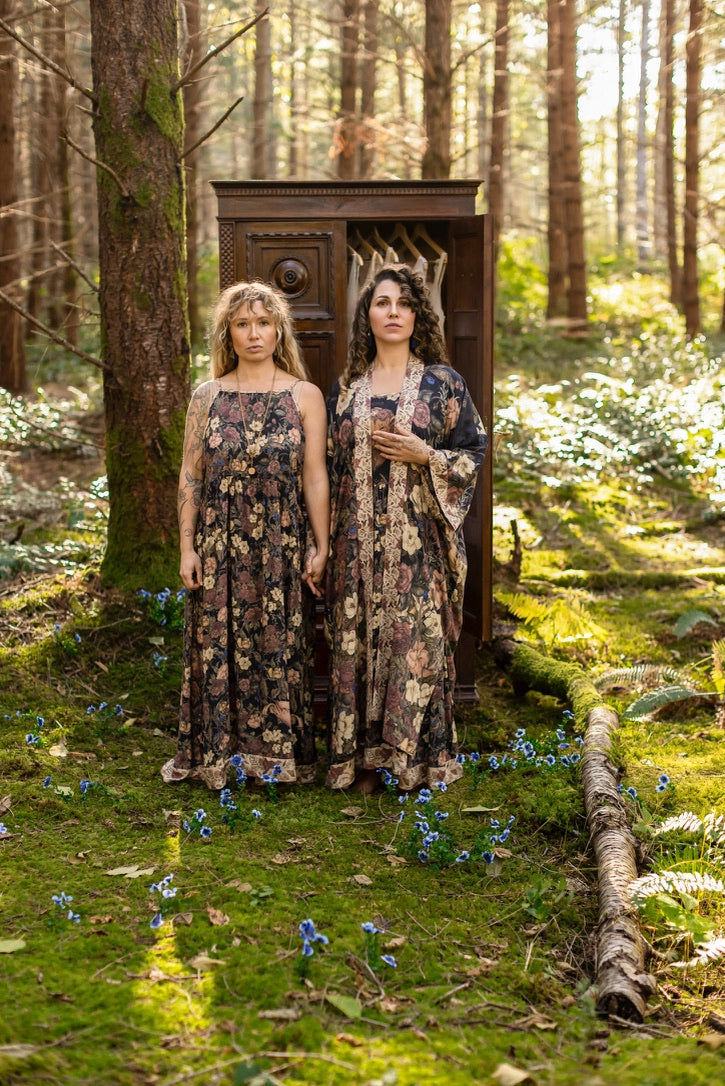 Lionheart Bohéme Slip Dress w/ Botanicals & Narnia Print Pre-Order Ships March 2026