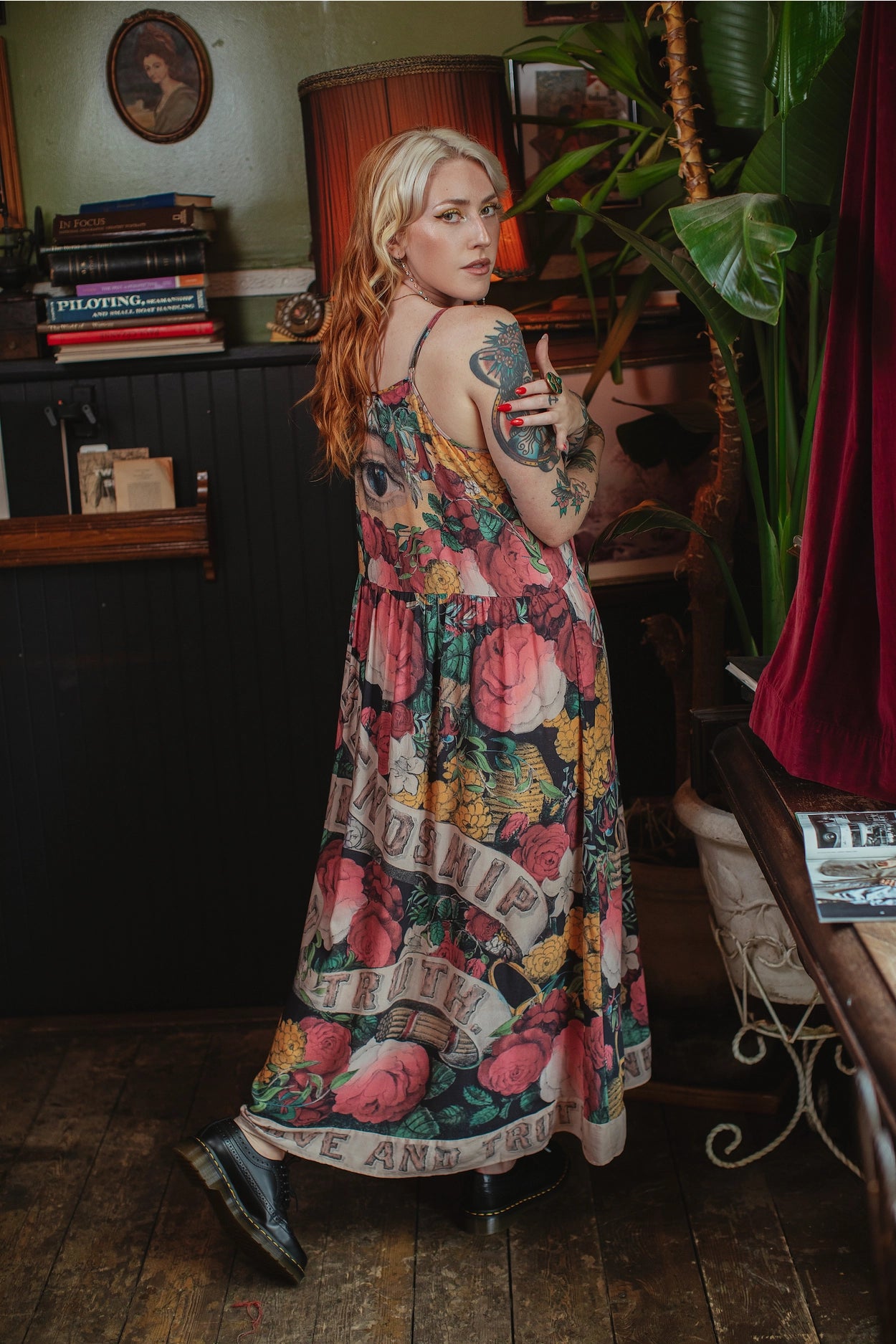 Friendship Love & Truth Bohéme Long Maxi Slip Dress Pre-Order Sips September 2025