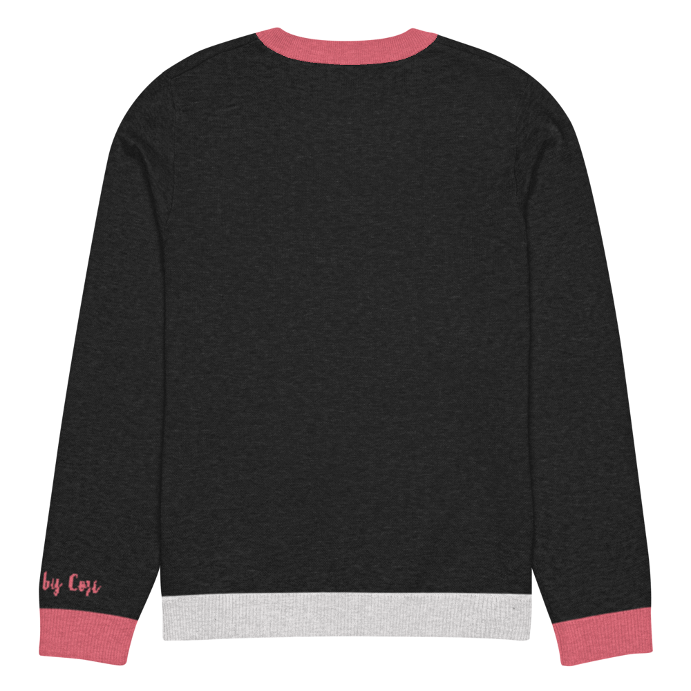 Unbothered Crew Personalized Knit Sweater