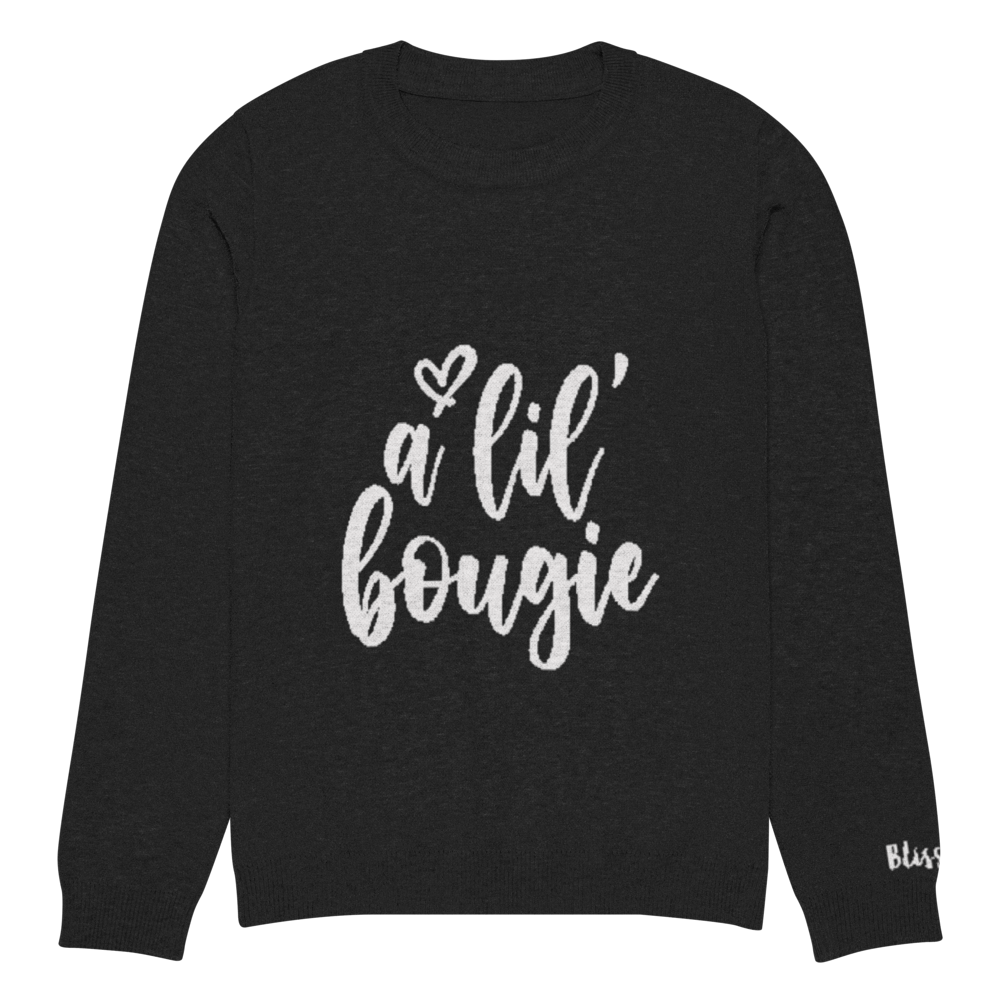 A Lil Bougie Personalized Knit Sweater