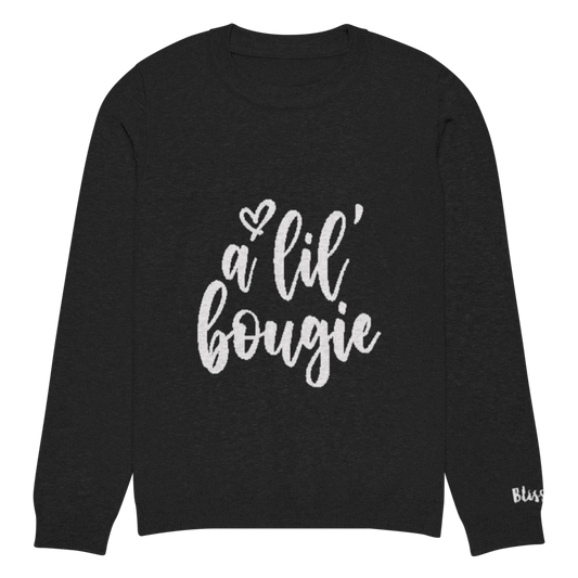 A Lil Bougie Personalized Knit Sweater