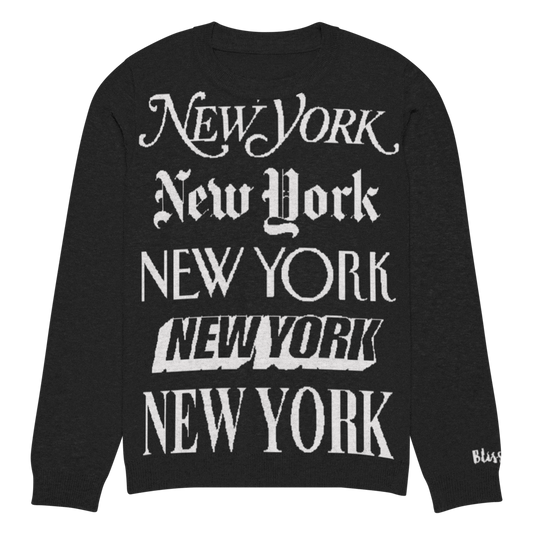 New York Crew Personalized Knit Sweater