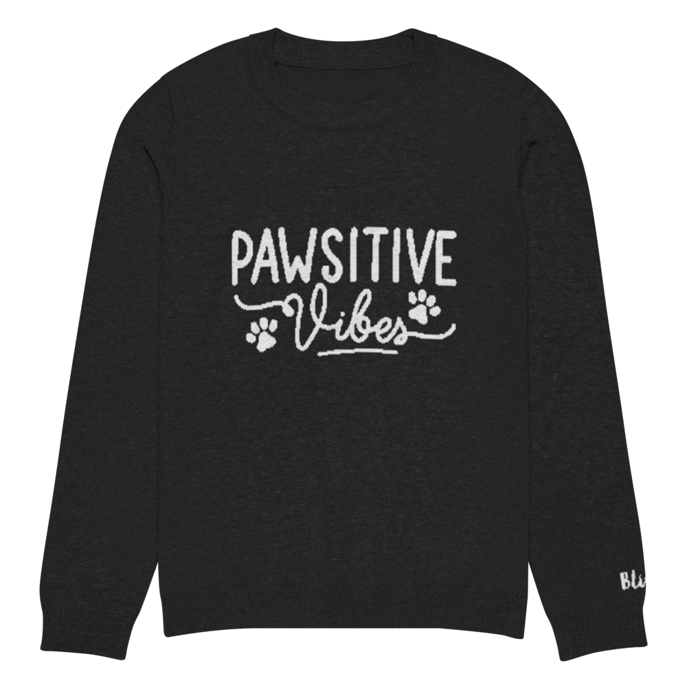 Pawsitive Vibes Personalized Knit Sweater