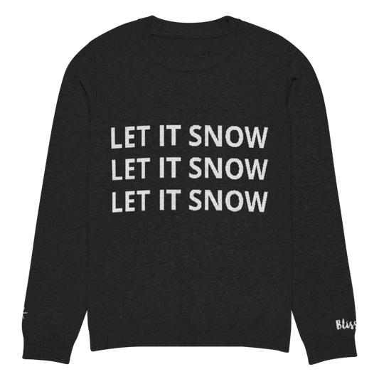 Let It Snow Personalized Knit Sweater