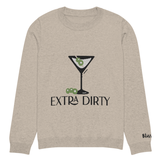 Extra Dirty Martini Personalized Knit Sweater