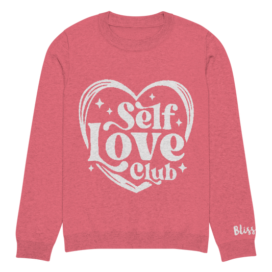 Self Love Club Personalized Knit Sweater