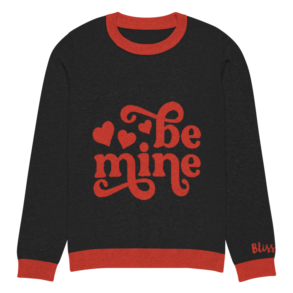 Be Mine Valentine Personalized Knit Sweater