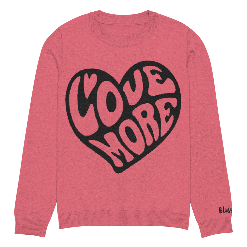 Love More Personalized Knit Sweater