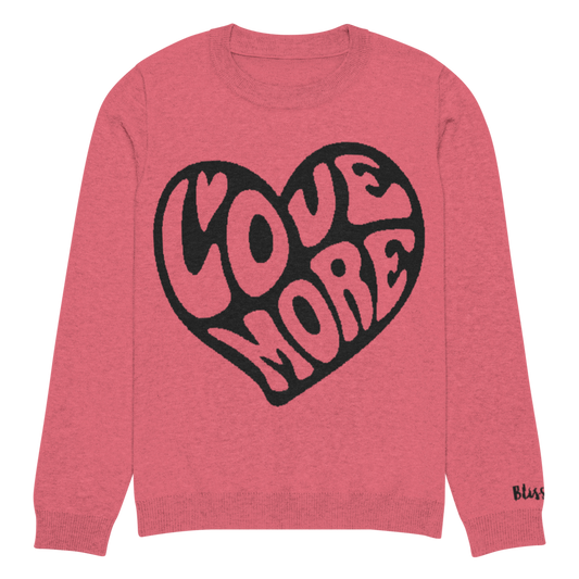 Love More Personalized Knit Sweater