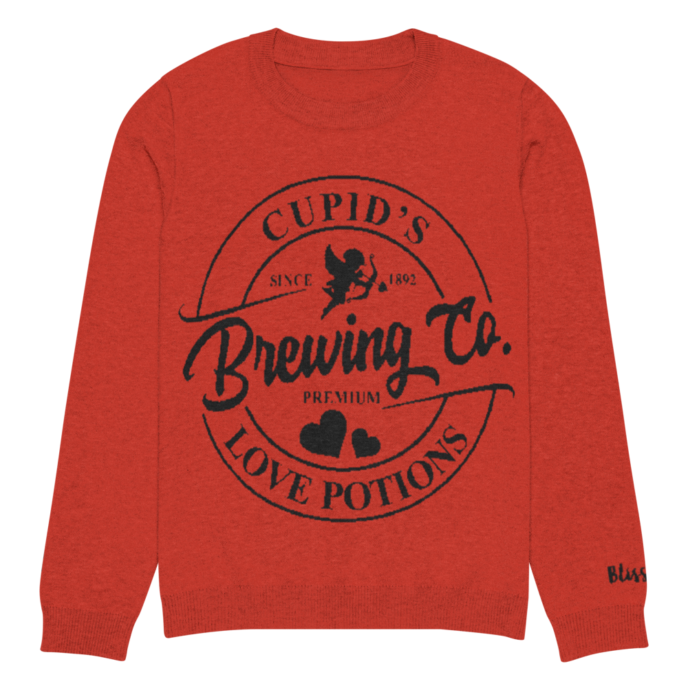 Cupid's Brewing Company Love Potions Personalized Knit Sweater