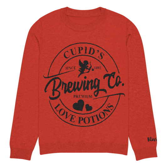 Cupid's Brewing Company Love Potions Personalized Knit Sweater