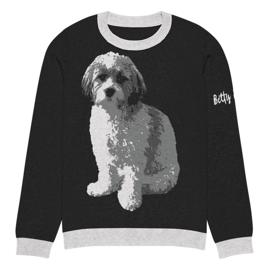 Personalized Dog Knit Sweater - Your Dog's Face On A Sweater!