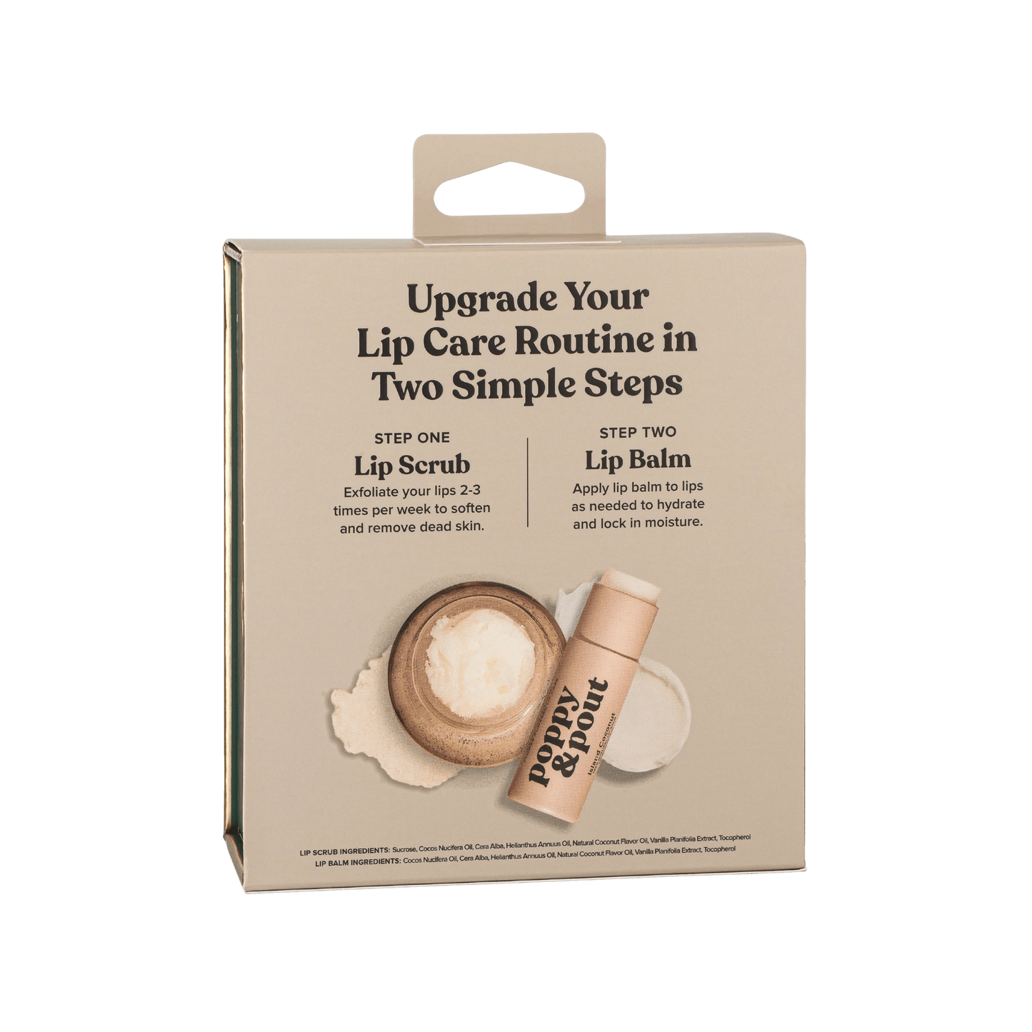 Poppy & Pout Island Coconut Lip Care Duo