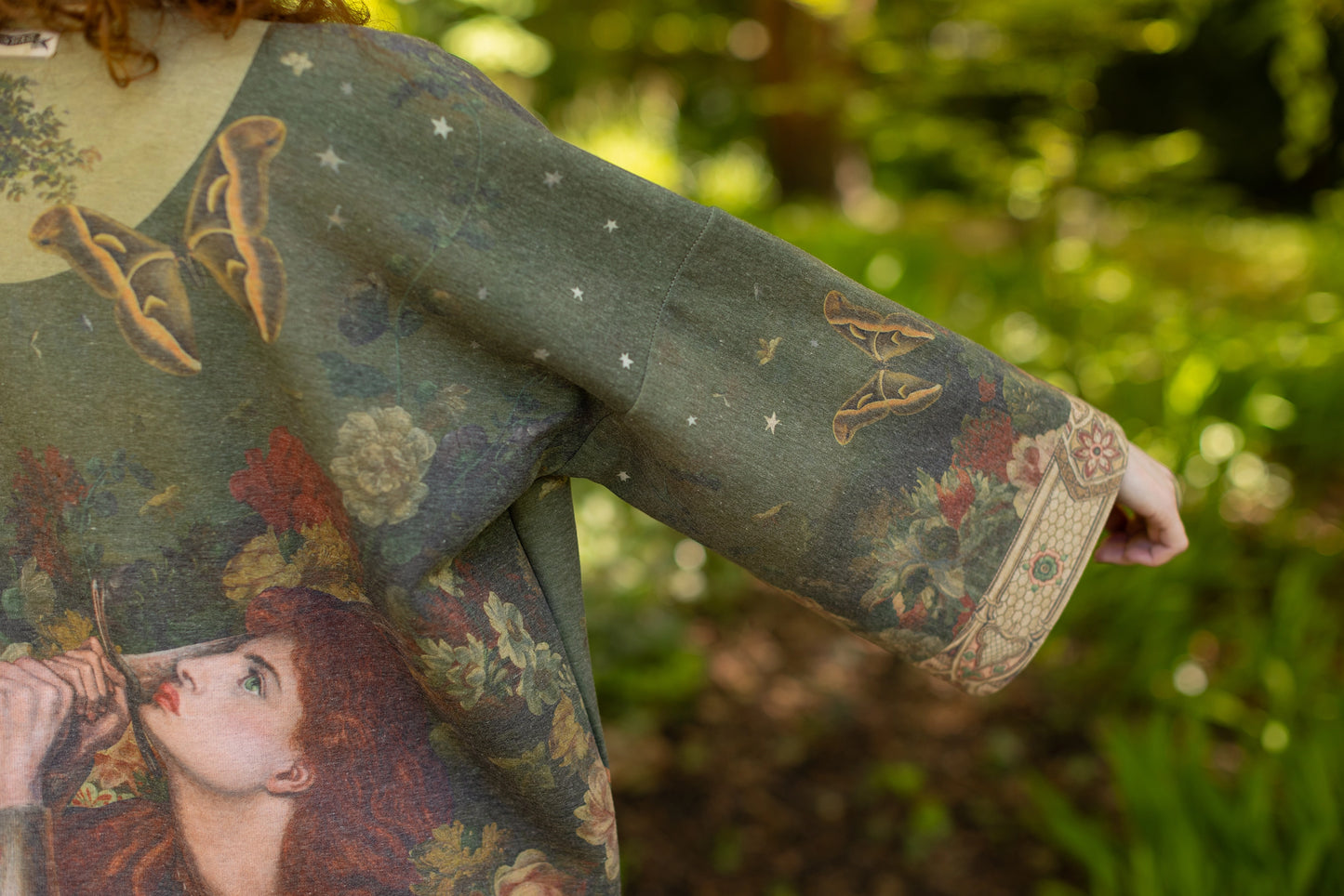 The Messenger Fleece Cottage Cardigan Jacket w/ Joan of Arc - Pre-Order Ships In September