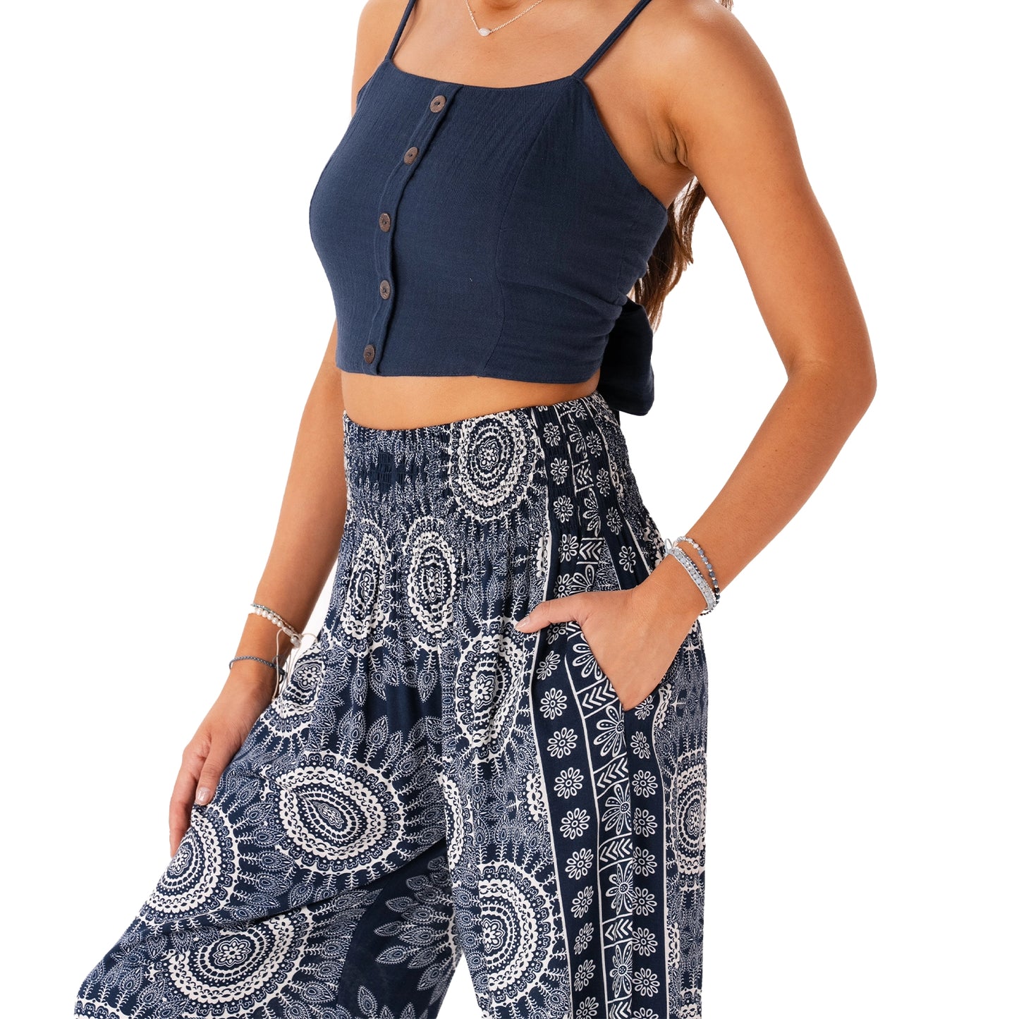 Como Harem Pants with Pockets