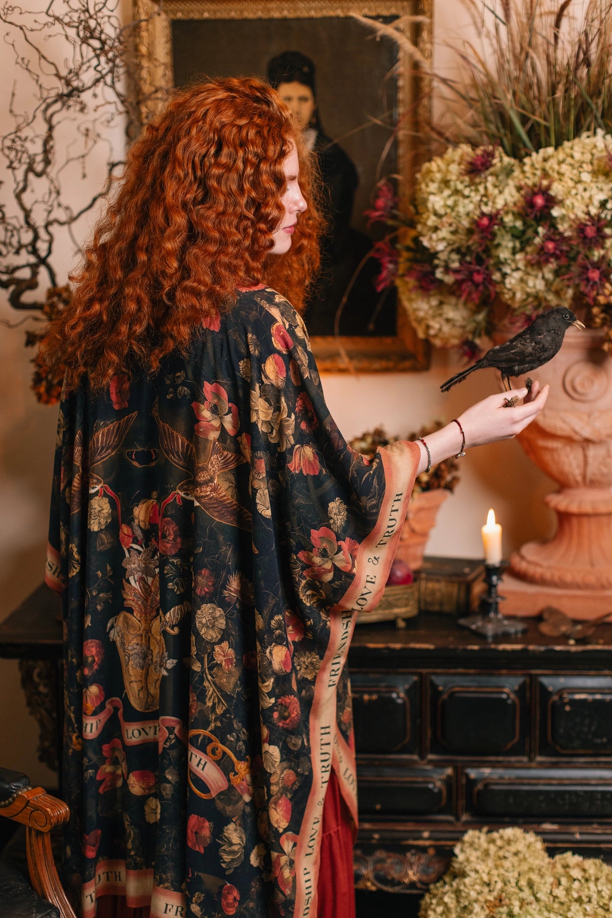 Heart of Gold Goddess Starduster Kimono w/ Sacred Heart Pre-Order Ships In September