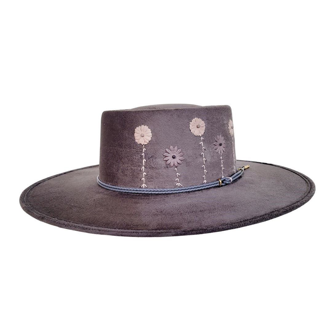 Petra Savage Top Quality Vegan Suede Hat - Paloma