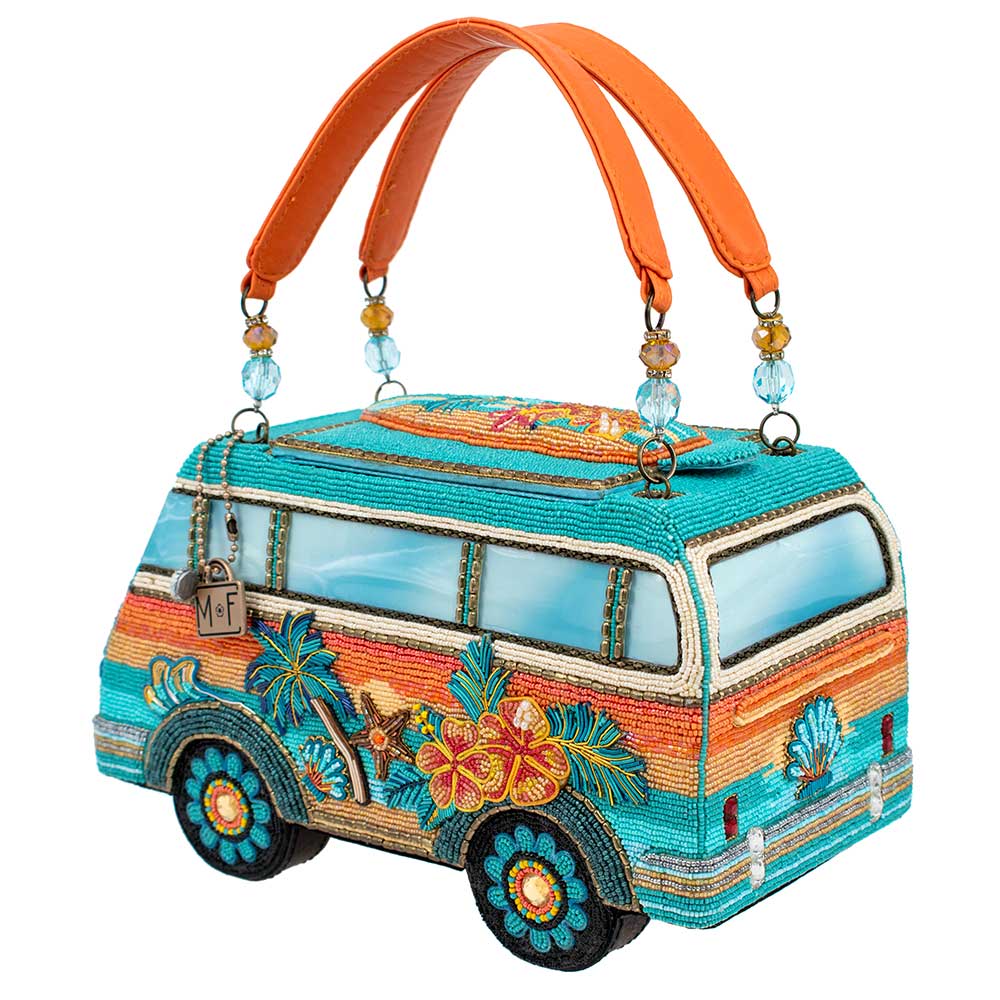 Mary Frances - Catch A Wave Top Handle Surf Van Handbag