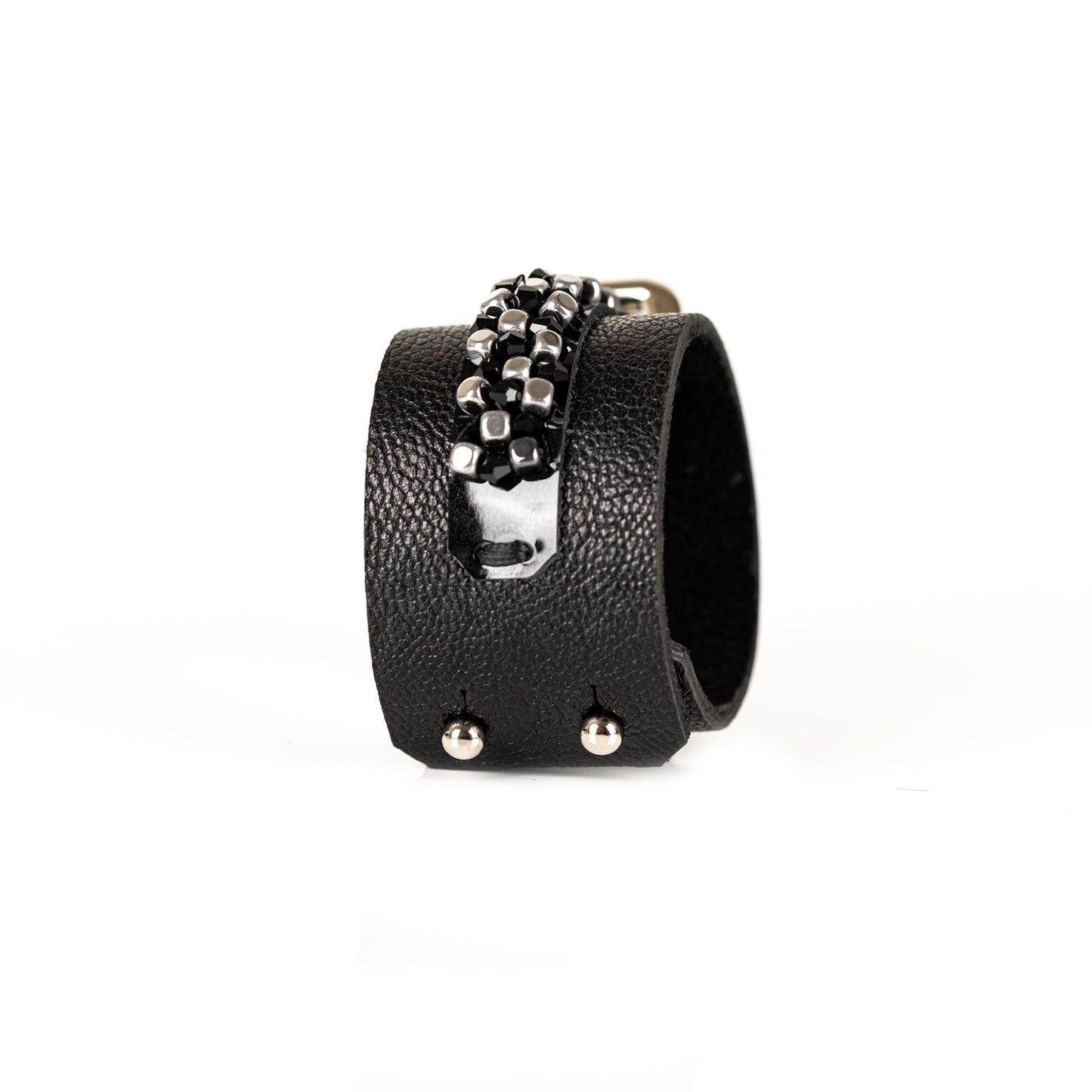 The Grand Panther Leather Cuff Bracelet