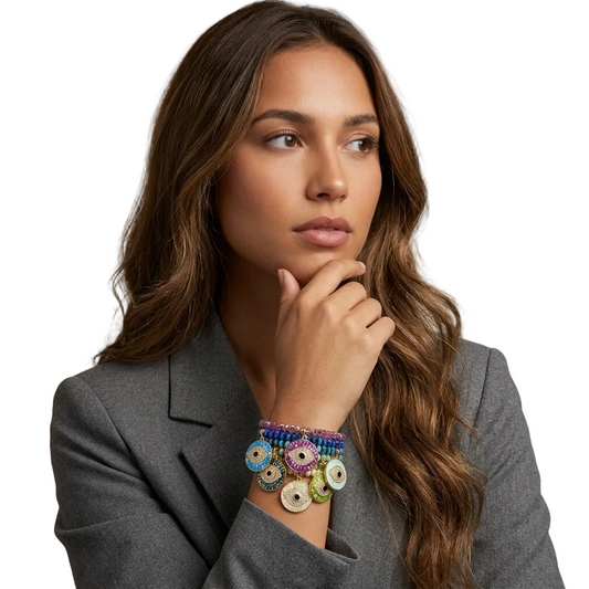 Evil Eye Bracelet Stack