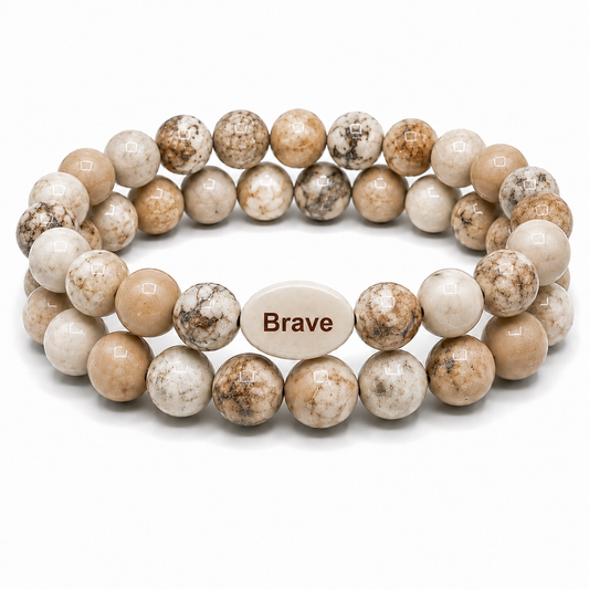 Brave Gemstone Bracelet Set