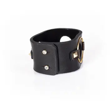 The Brilliant Core Leather Cuff Bracelet