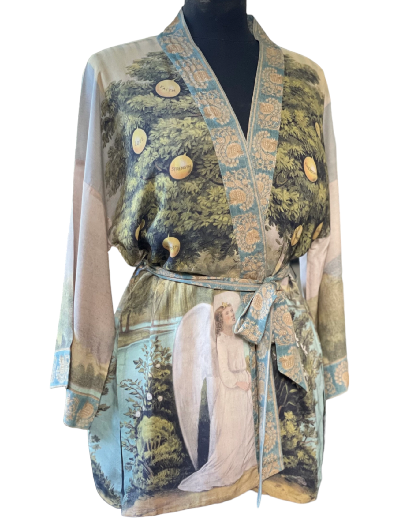 Market of Stars - Tree Of Life Belted Kimono Jacket