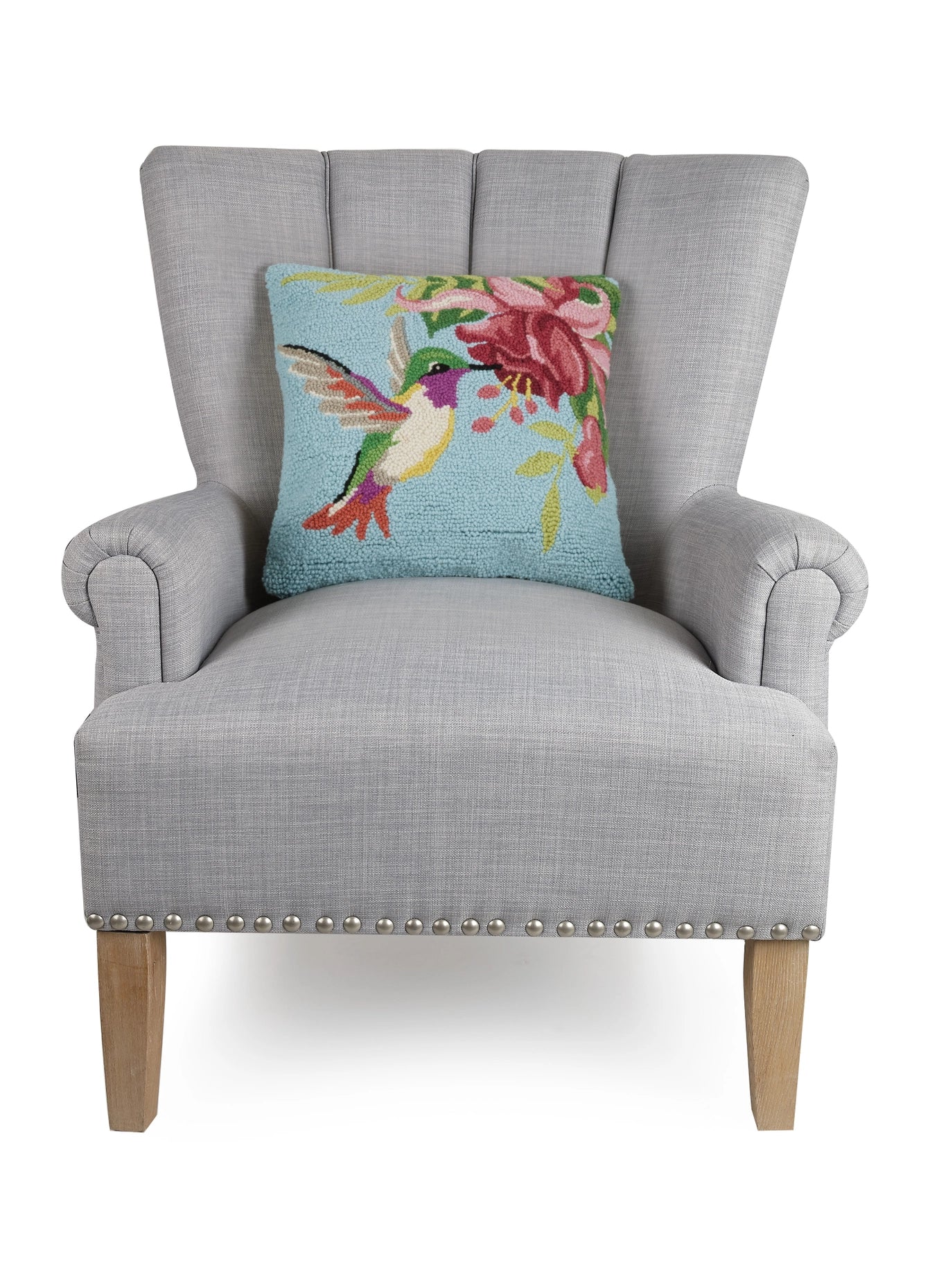 Hummingbird Hook Pillow - Preorder For Mid June Shipment