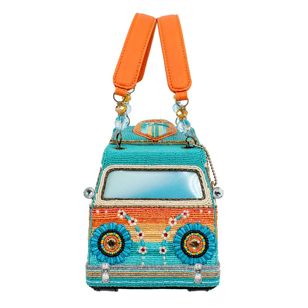 Mary Frances - Catch A Wave Top Handle Surf Van Handbag