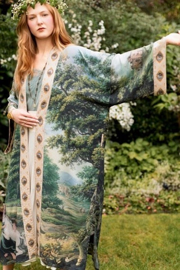 The Mythmaker Opera Duster w/ Pastoral Landscape & Unicorn Pre-Order Ship March 2026