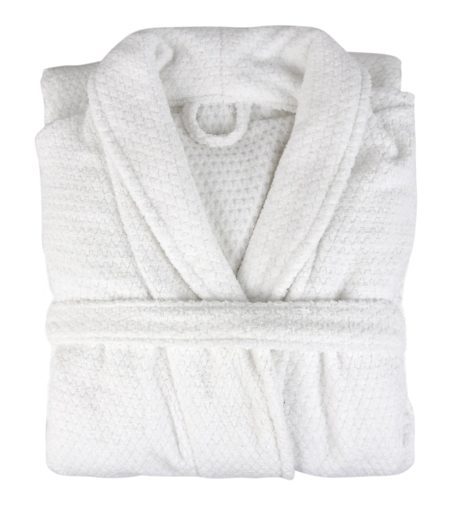 Everplush Hotel Spa Collection Diamond Jacquard Bathrobe