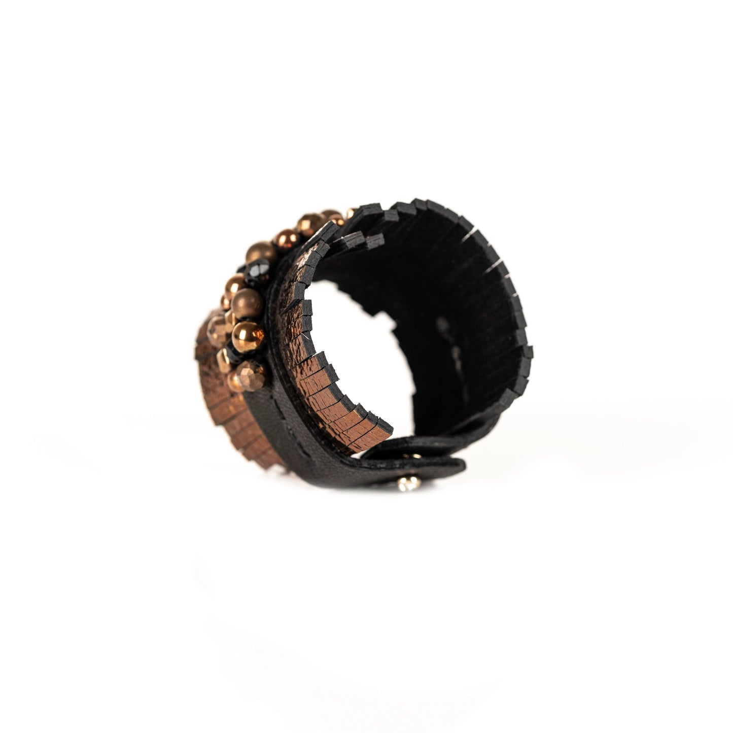 The Worthy Tempest Leather Cuff Bracelet