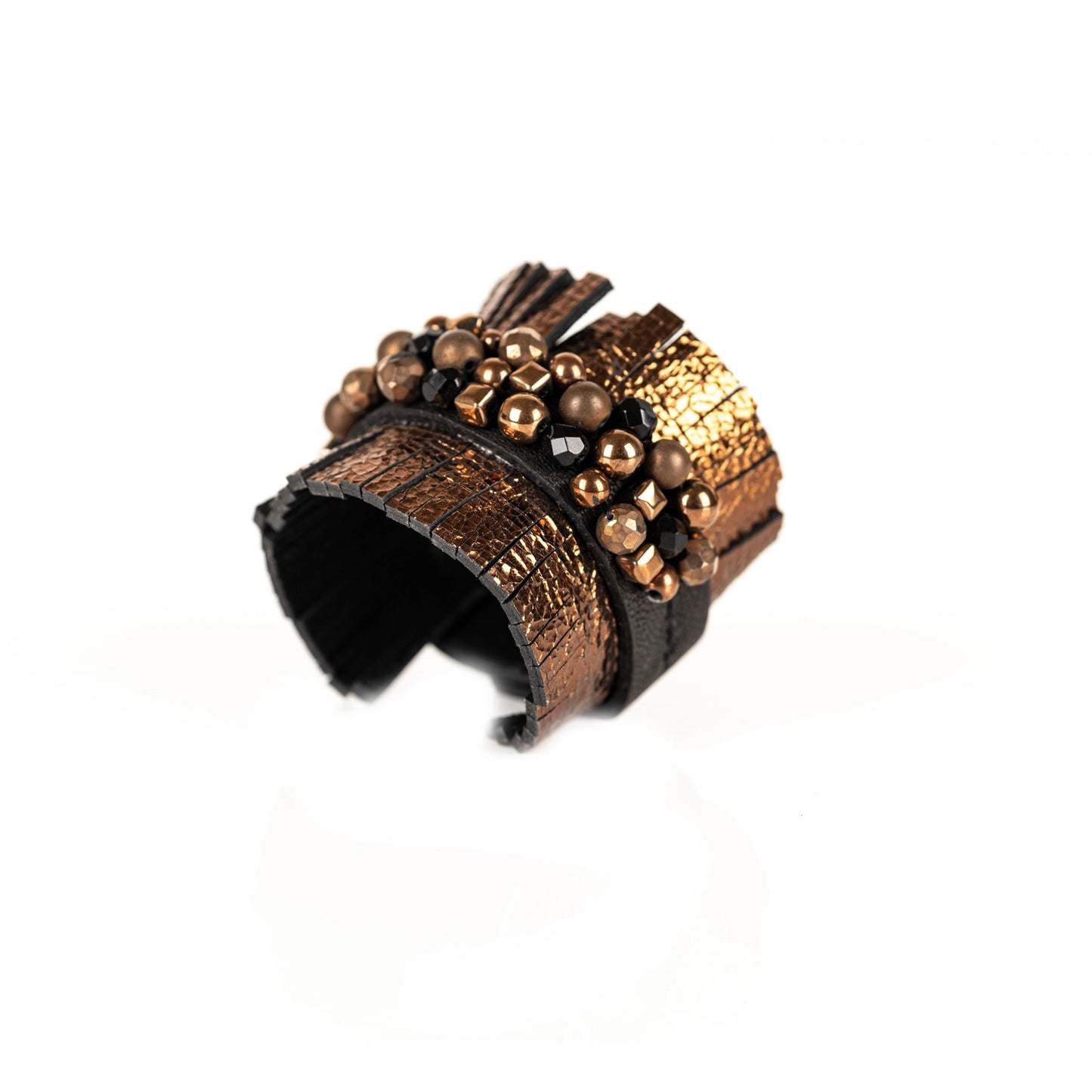 The Worthy Tempest Leather Cuff Bracelet