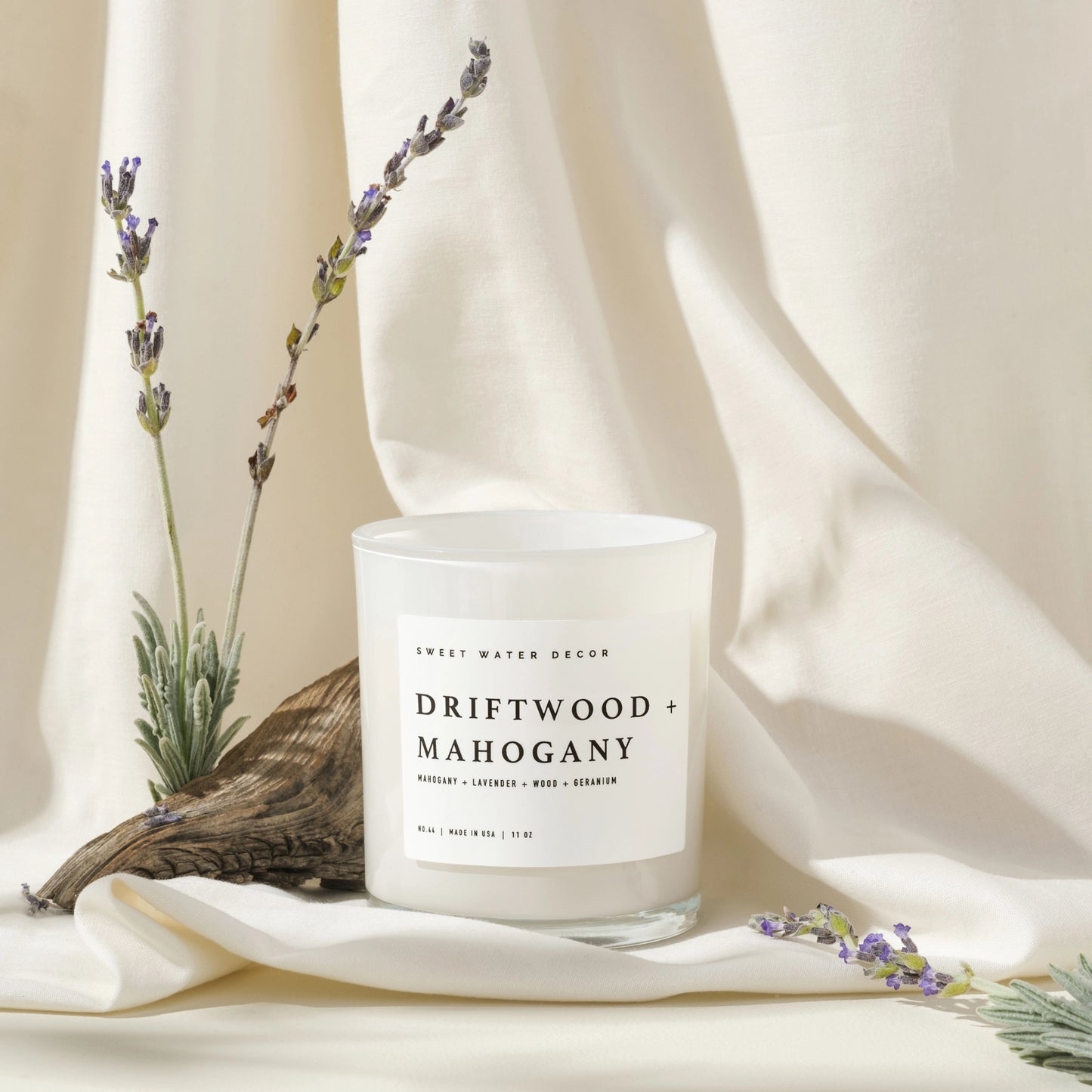 Driftwood & Mahogany 11 oz Soy Candle - Home Decor & Gifts