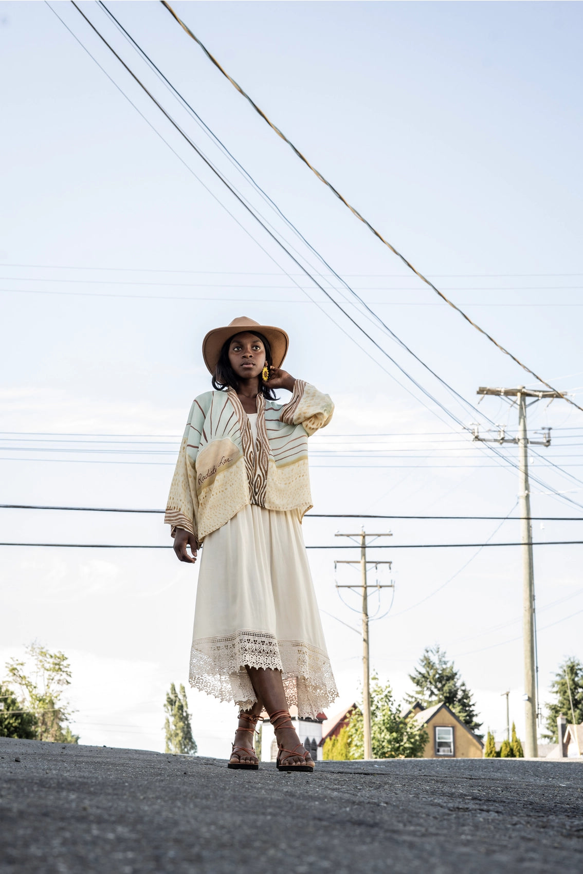 Market of Stars - Radiate Love Cropped Bamboo Kimono Cardigan