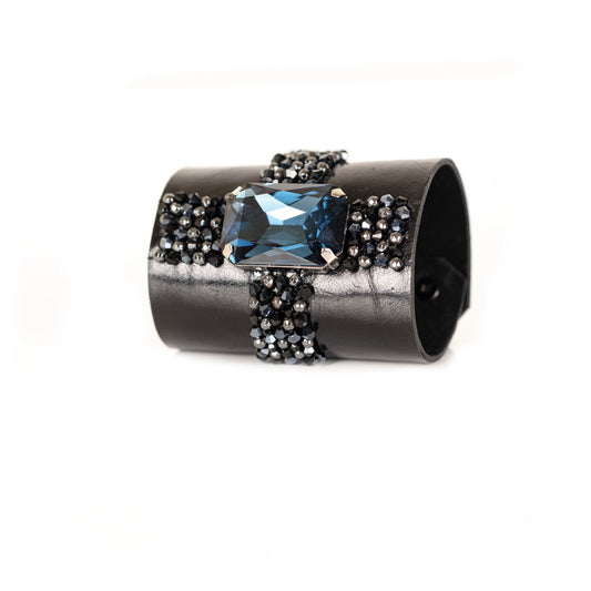 The Agate Will Leather Cuff Bracelet