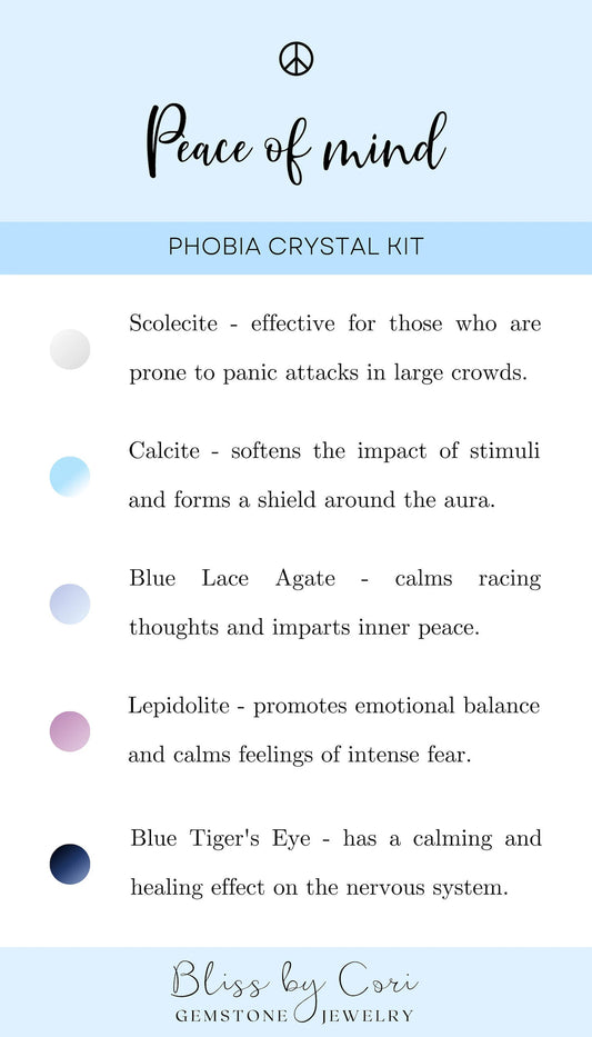 Phobia Reiki Healing Gemstone Bracelet