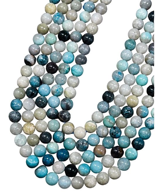 Beaded Trolleite Gemstone Necklace
