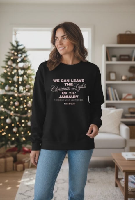 Taylor Swift Lover Cozy Holiday Sweatshirt, Christmas Gift, Funny Sweatshirt, Winter Apparel,