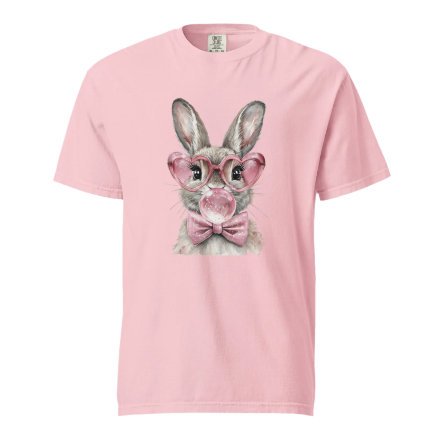 Bunny Bubble Gum - Comfort Colors Tee - Available in 4 Colors