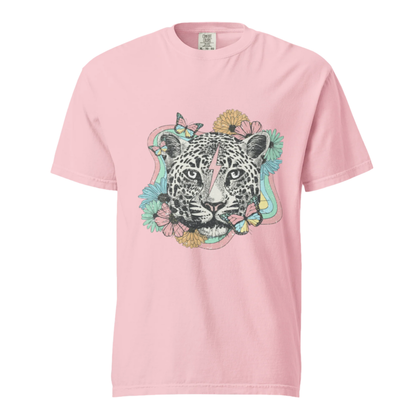 Snow Leopard - Comfort Colors Tee - Available in 11 Colors