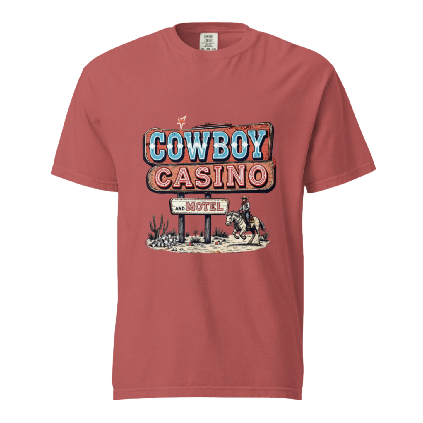 Cowboy Casino Motel - Comfort Colors Tee - Available in 4 Colors