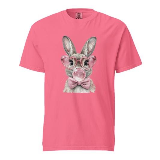 Bunny Bubble Gum - Comfort Colors Tee - Available in 4 Colors