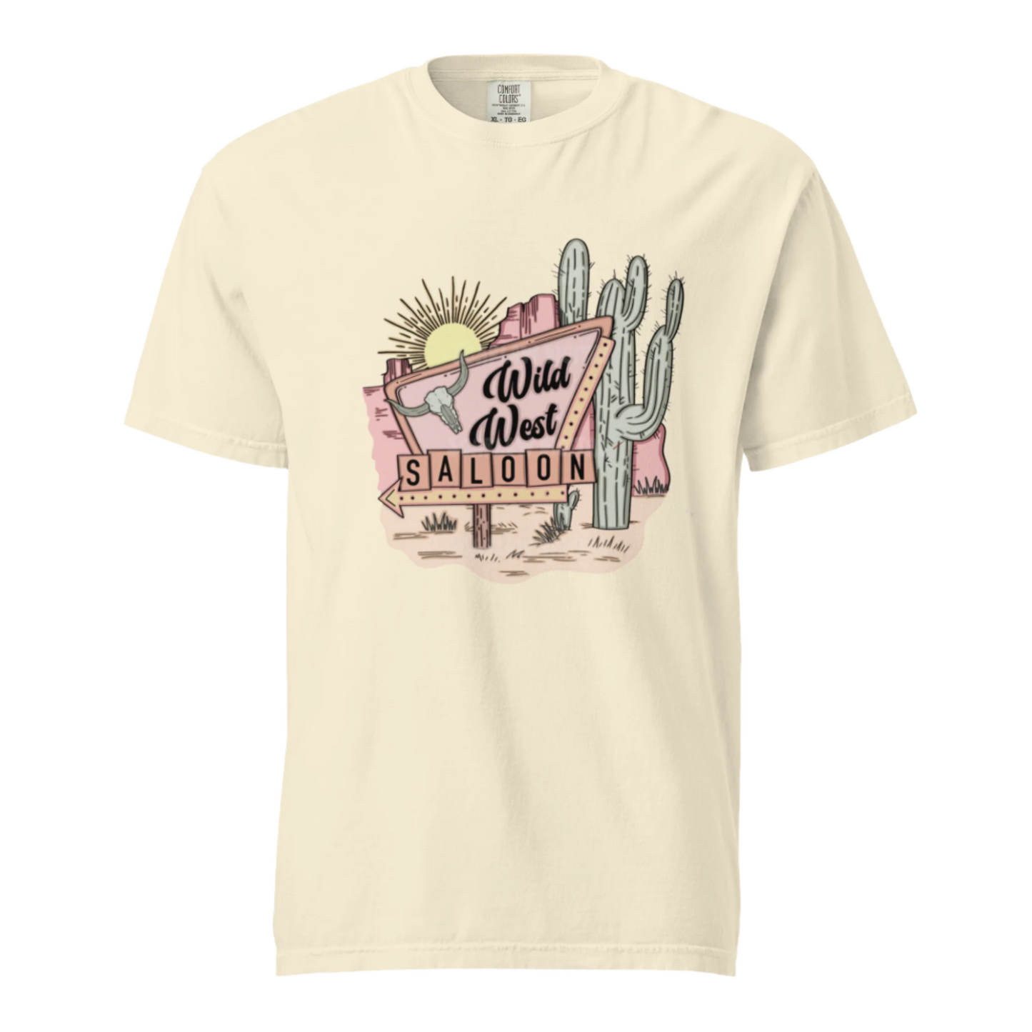 Wild West Saloon - Comfort Colors Tee - Available in 10 Colors