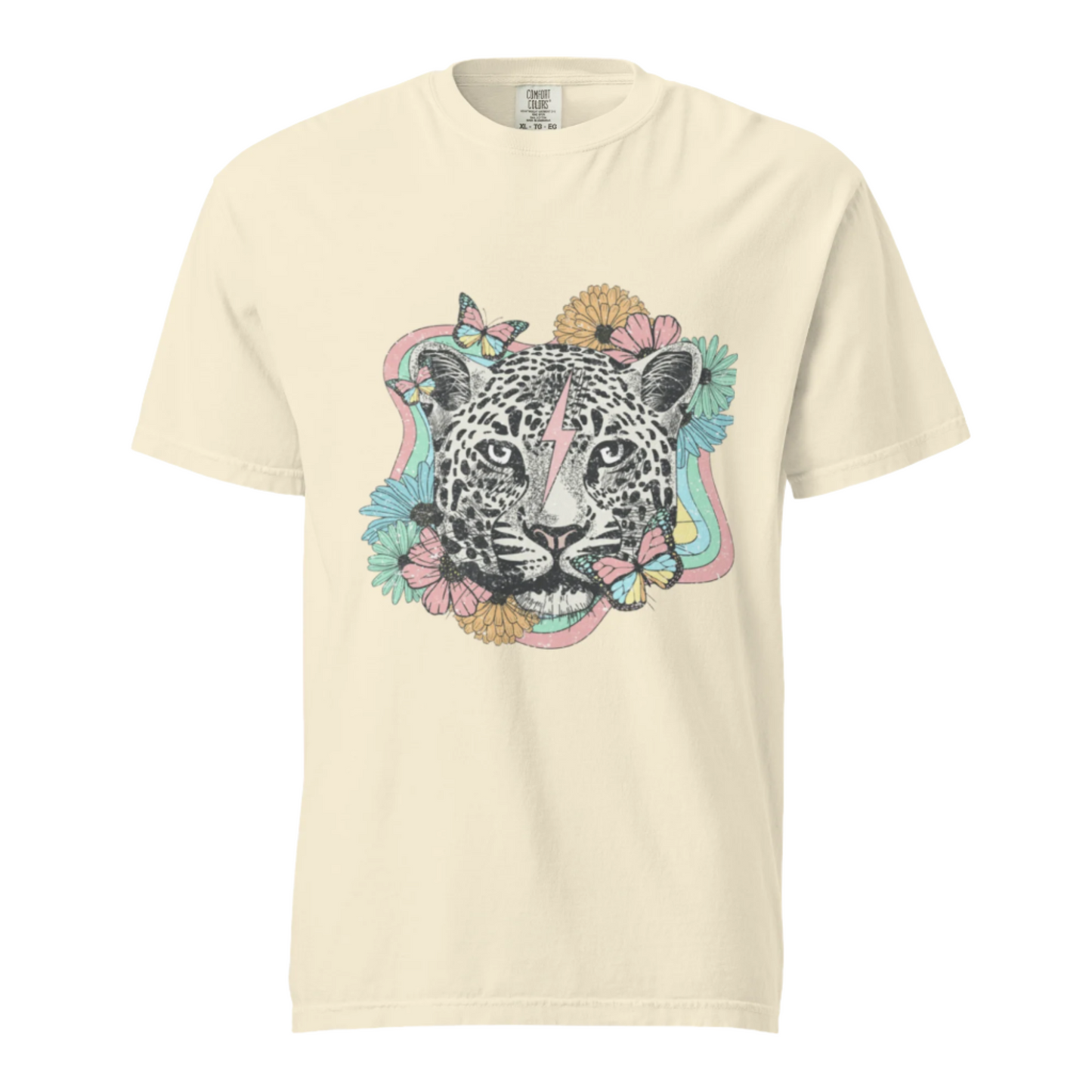 Snow Leopard - Comfort Colors Tee - Available in 11 Colors