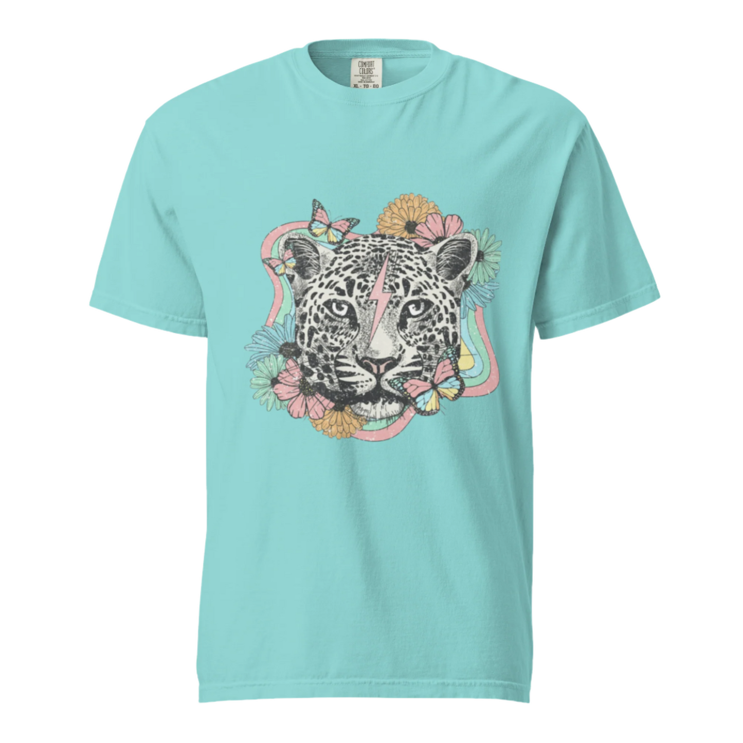 Snow Leopard - Comfort Colors Tee - Available in 11 Colors