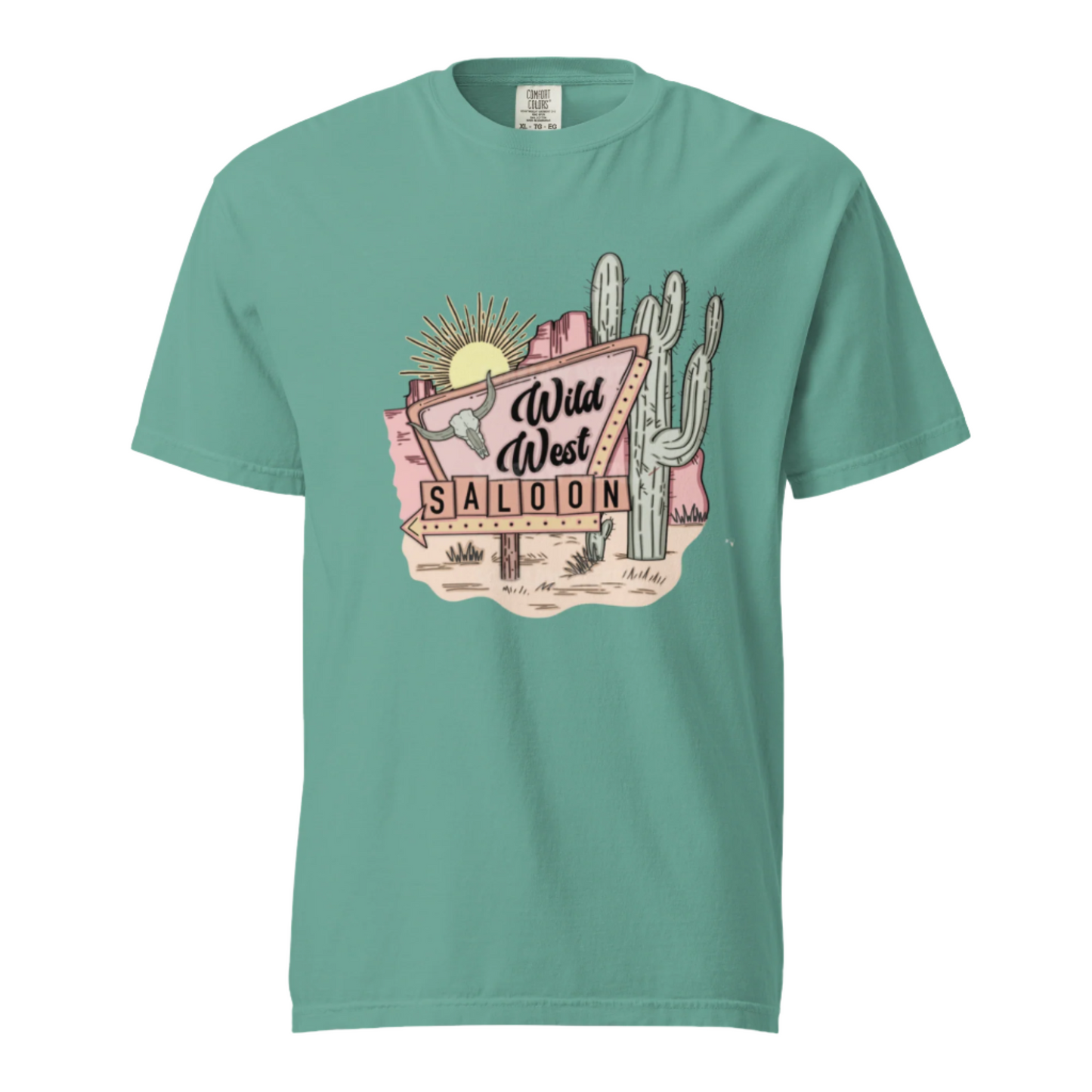 Wild West Saloon - Comfort Colors Tee - Available in 10 Colors