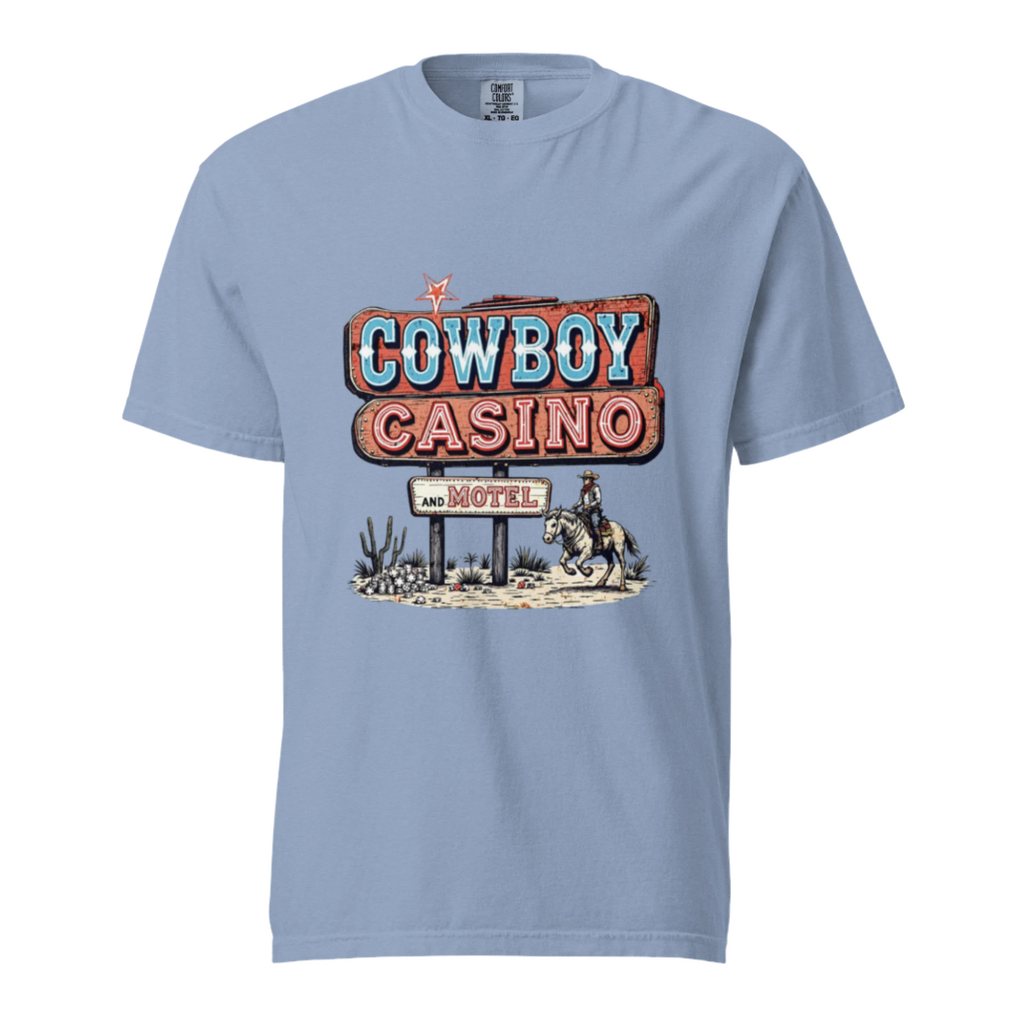 Cowboy Casino Motel - Comfort Colors Tee - Available in 4 Colors