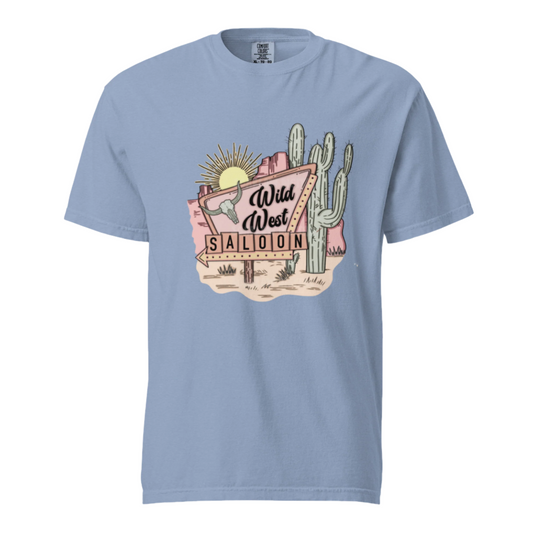 Wild West Saloon - Comfort Colors Tee - Available in 10 Colors